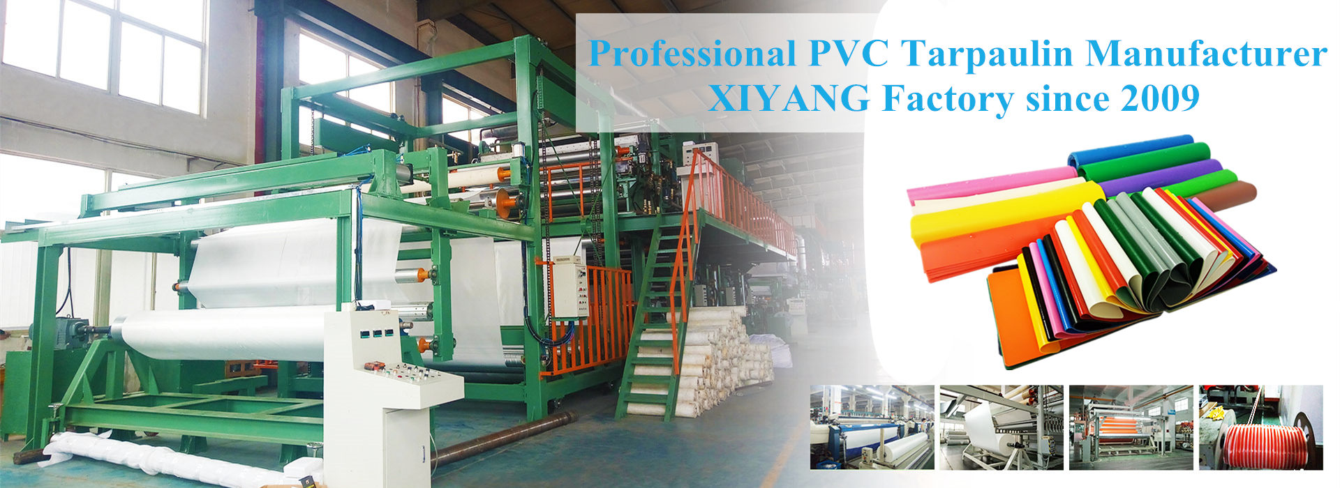 Famous PVC Tarpaulin Manufacturer in China XIYANG Vinyl Tarp Factory