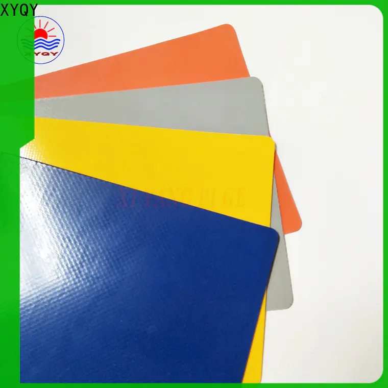 XYQY rolling pvc coated tarpaulin fabric suppliers for outdoor