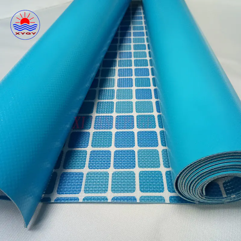 PVC coated fabric material for swimming pool backing
