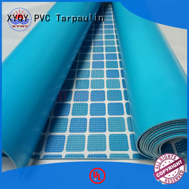 XYQY coated swimming pool backing fabric company for swimming pool