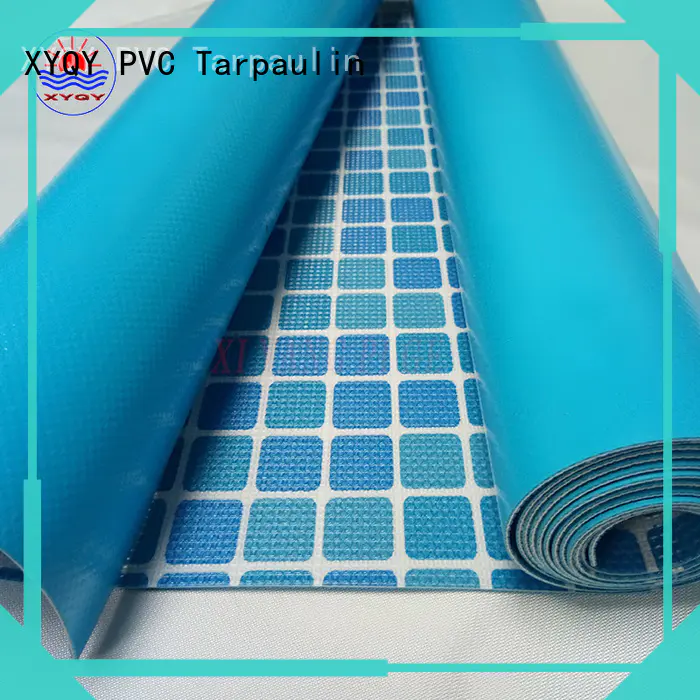 XYQY fabric heavy duty clear pvc fabric factory for swimming pool backing