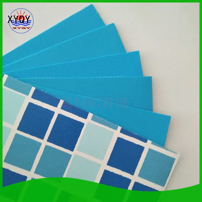 XYQY coated liner pool construction Suppliers for swimming pool backing