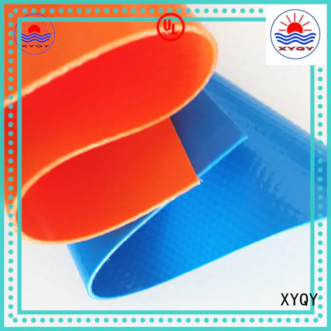 XYQY custom pvc coated polyester fabric with good quality and pretty competitive price for inflatable pools.